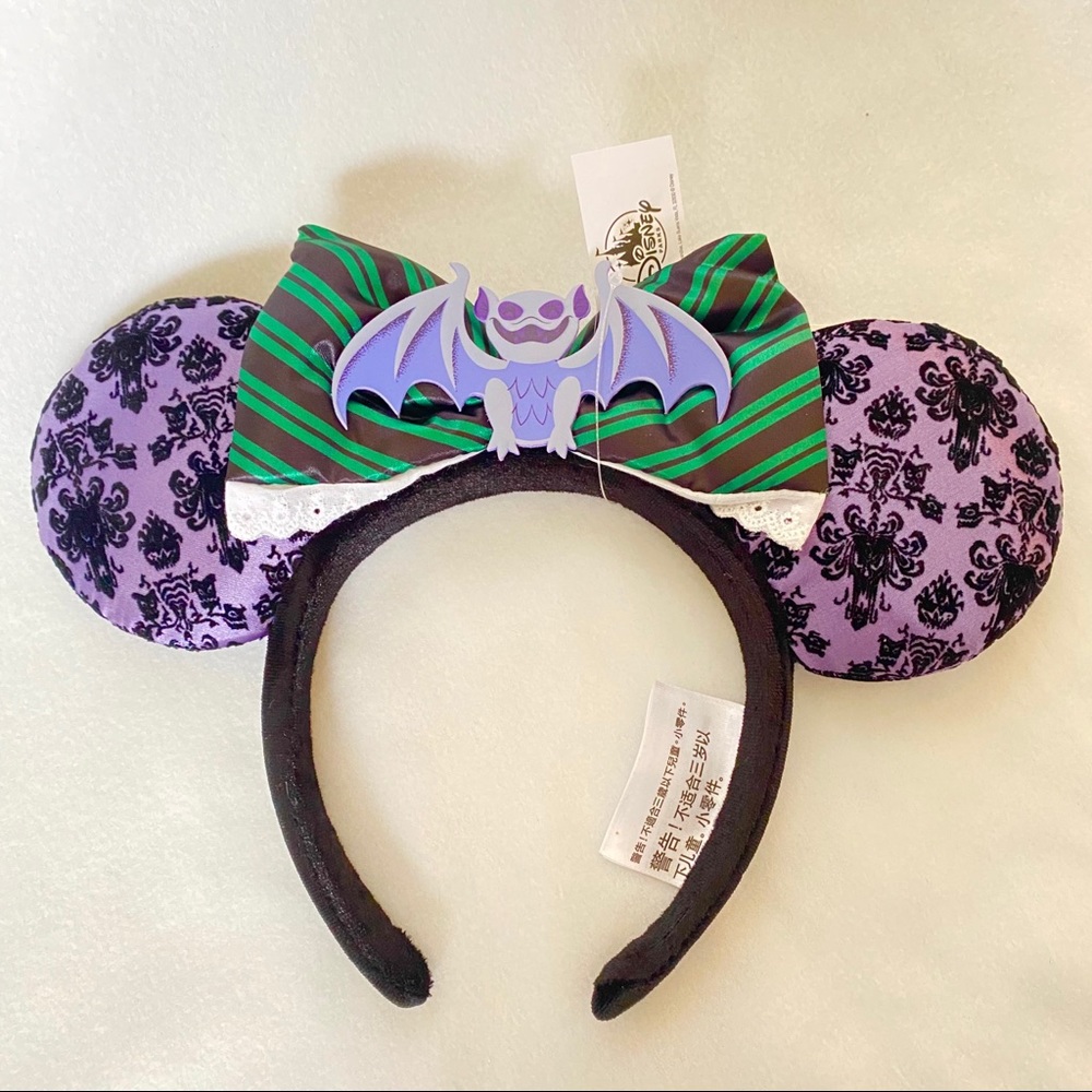 Disney Parks Haunted Mansion Minnie Ears Headband - Picture 2 of 8